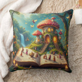 Coussin Cadre de forêt enchantée avec fées (Couverture)