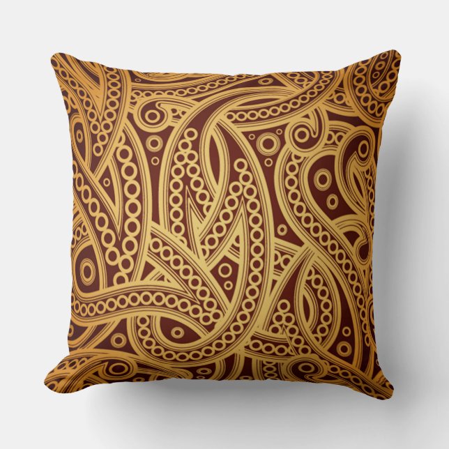 Coussin Cadre floral vintage (Recto)