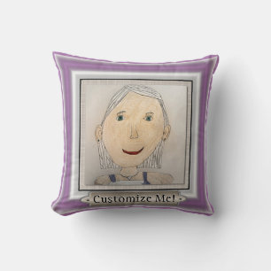 Coussin Cadre personnalisé pour ajouter votre art ou votre