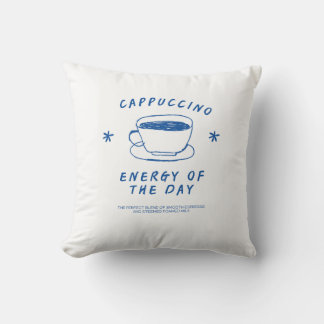 Coussin café Cappuccino | Drôle cadeau de l'amoure