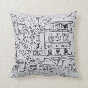 Coussin Café Courtyard  Hôtel de l'Horloge, Avignon
