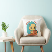 Coussin Café d'abord... Problèmes plus tard - Joli dessin (Chaise)