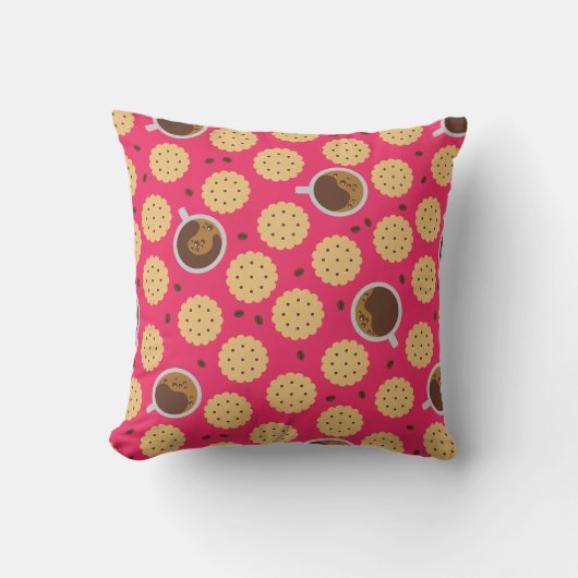 Coussin Café et cookies (Recto)