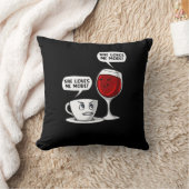 Coussin Café Et Vin Elle M'Aime Plus (Couverture)