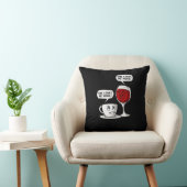 Coussin Café Et Vin Elle M'Aime Plus (Chaise)
