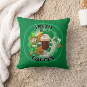Coussin Café Irlandais - Un Elixir.