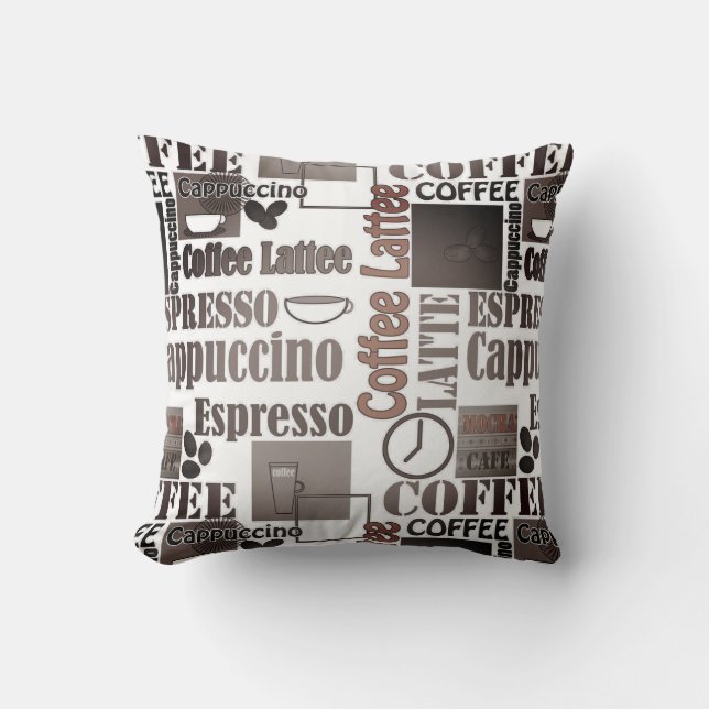 Coussin Café préféré (Recto)