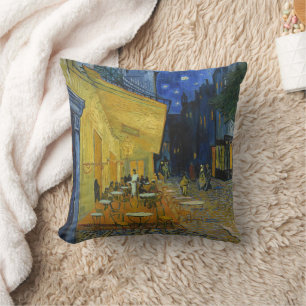 Coussin Café Terrasse par Vincent Van Gogh