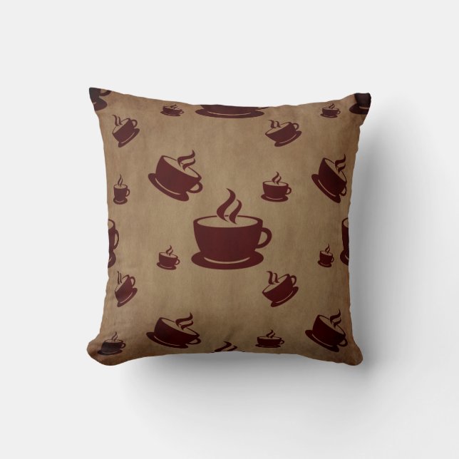 Coussin Café vintage (Recto)