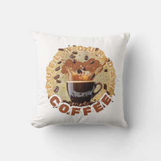 Coussin Caféine d'abord