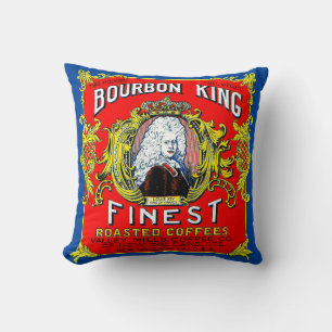Coussin Cafés rôtis Bourbon King