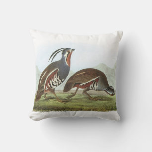 Coussin Cailles de montagne par Audubon