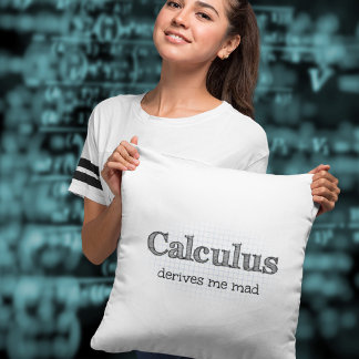 Coussin Calculus Me Dérive Mad Math Humour