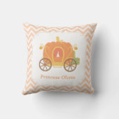 Coussin Calèche de Princesse Citrouille Filles Chambre Per (Verso)