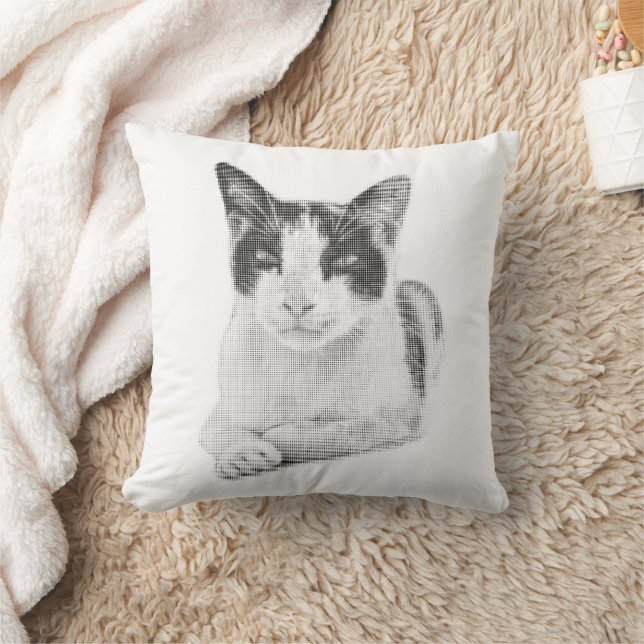 Coussin Calico Cat Halftone (Couverture)