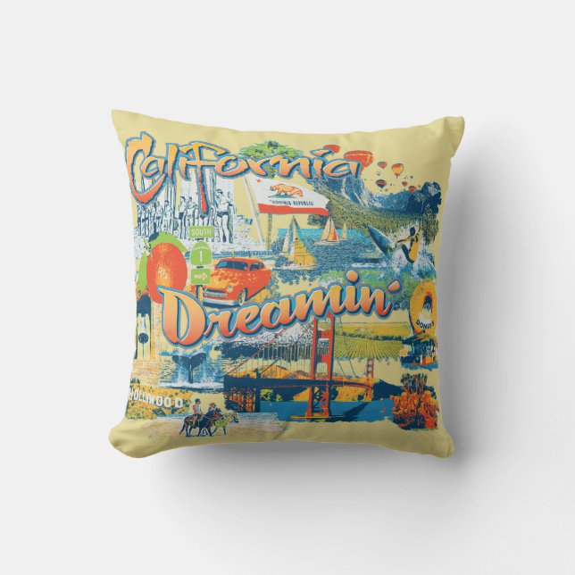 Coussin California Dreaming (Recto)