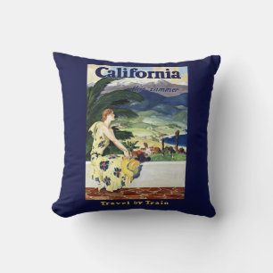 Coussin Californie cet été