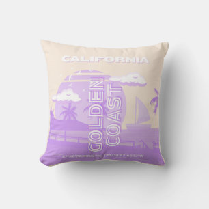 Coussin Californie, Côte Dorée, Art de Voyage, Prépa