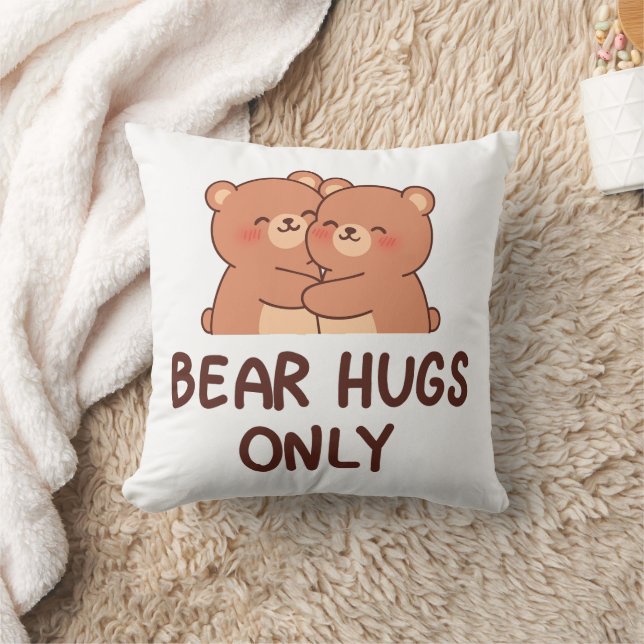 Coussin Câlins d'ours uniquement (Couverture)