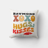 Coussin Câlins gras XOXO et baisers Cadeau de la Saint-Val (Recto)