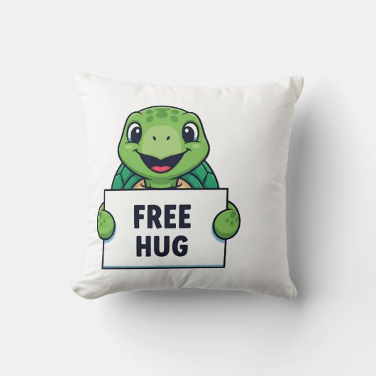 Coussin Câlins gratuits (Recto)
