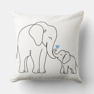 Coussin Câlins tendres d'éléphant