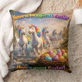 Coussin Call Easter enchanted unicorns and Easter eggs dec (Couverture)