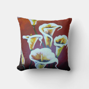 Coussin Calla Blanche Lit Des Fleurs De Coupe Artistique S