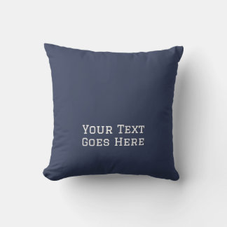 Coussin Calligraphie minimaliste élégante de la plaine ble