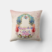 Coussin Calligraphie moderne Oeuf-stra Cool Pâques extra m (Verso)
