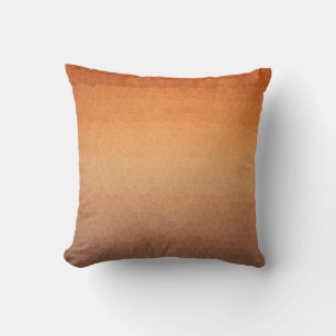 Coussin Calme Ombre Gradient Orange Sunset Mosaic Look