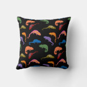 Coussin Caméléons Reptiles Colorés Lézards Enfants (Verso)
