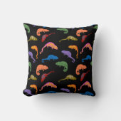 Coussin Caméléons Reptiles Colorés Lézards Enfants (Recto)