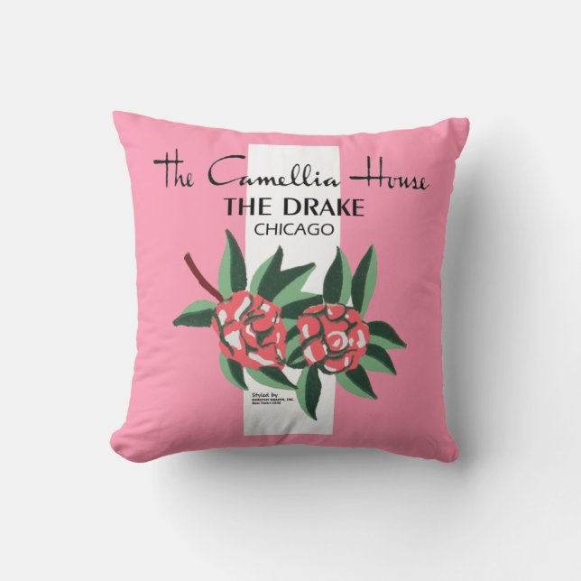 Coussin Camellia House, Drake Hotel, Chicago; 1940-1977 T- (Recto)
