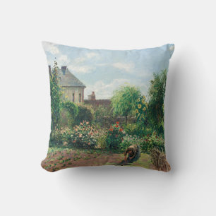 Coussin Camille Pissarro Le jardin de l'artiste à Eragny