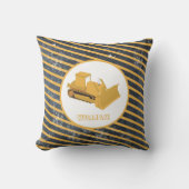 Coussin Camion de construction Bulldozer (Recto)