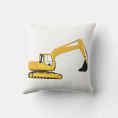 Coussin Camion de construction de l'excavateur (Verso)