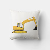 Coussin Camion de construction de l'excavateur (Recto)