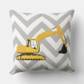 Coussin Camion de construction de l'excavateur (Verso)