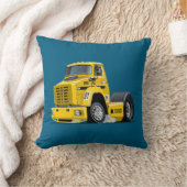 Coussin camion de course de dessin animé (Couverture)