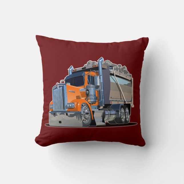 Coussin Camion de dessin (Recto)
