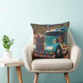 Coussin Camion de Noël avec lumières (Chaise)