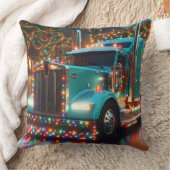 Coussin Camion de Noël avec lumières (Couverture)