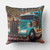 Coussin Camion de Noël avec lumières (Verso)