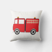Coussin Camion de pompiers rouge (Verso)