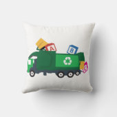 Coussin Camion de recyclage ABC (Verso)