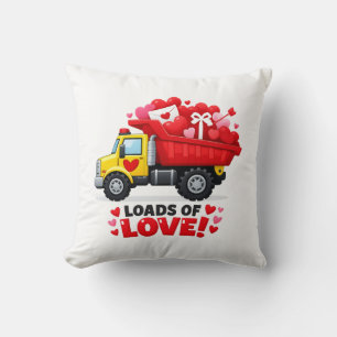 Coussin Camion des tonnes d'amour