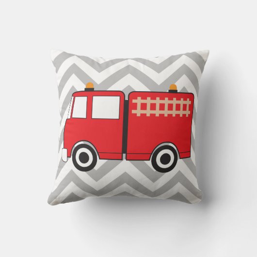 Coussin Camion feu rouge (Verso)
