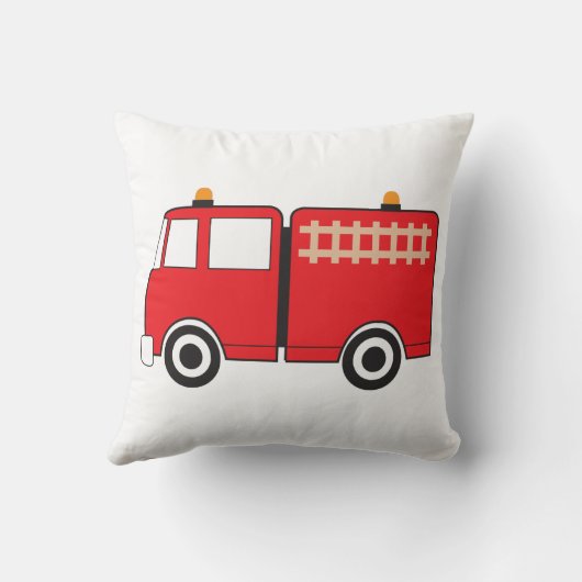 Coussin Camion feu rouge (Verso)