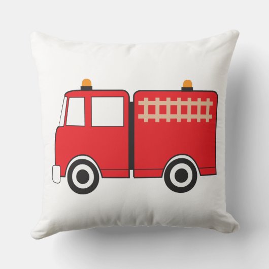 Coussin Camion feu rouge (Verso)